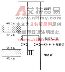 壓裂管柱結構示意圖