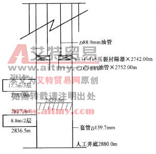 壓裂管柱結構示意圖
