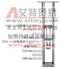 丟手后堵水管柱示意