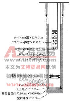 施工前井身結構示意圖