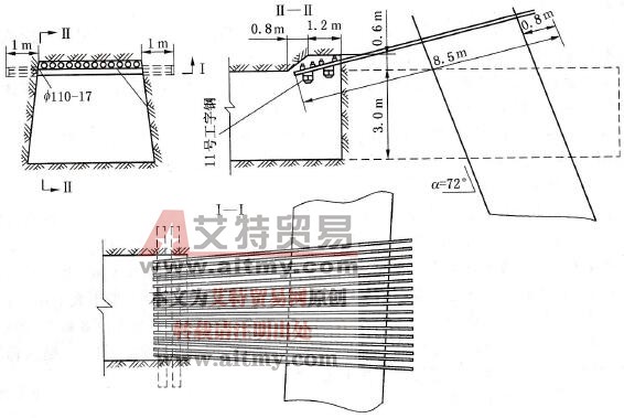 金屬骨架鉆孔布置