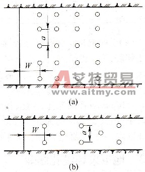 井下崩礦炮孔布置